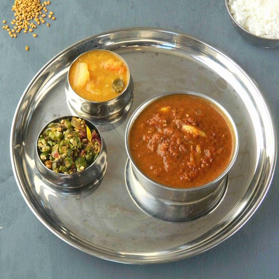 Fenugreek Gravy | Puli Kuzhambu