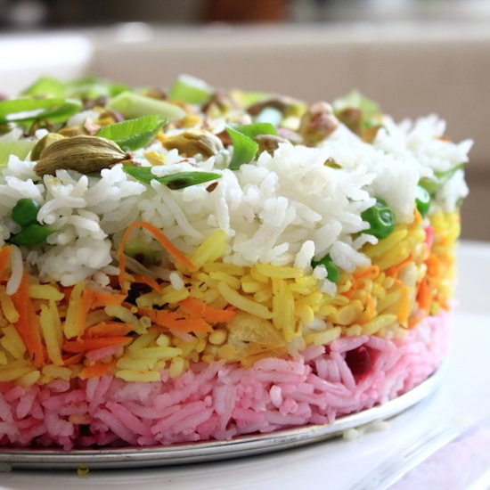 Persian layered rice