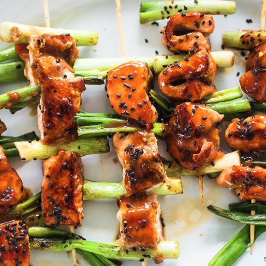 Salmon Kebabs