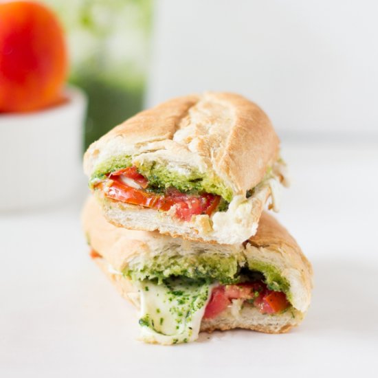 Caprese Sandwich with Parsley Pesto