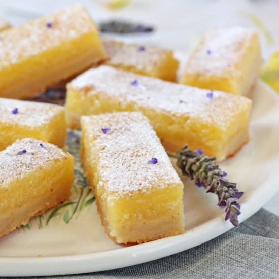 Lavender Lemon Bars