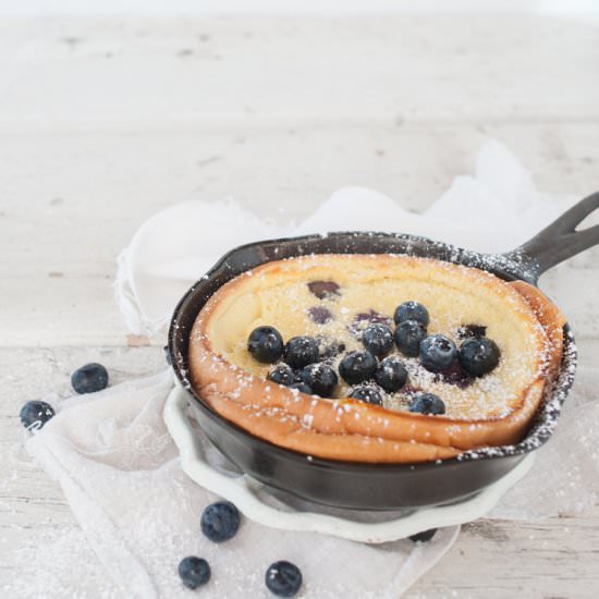 Blueberry Dutch Pancakes