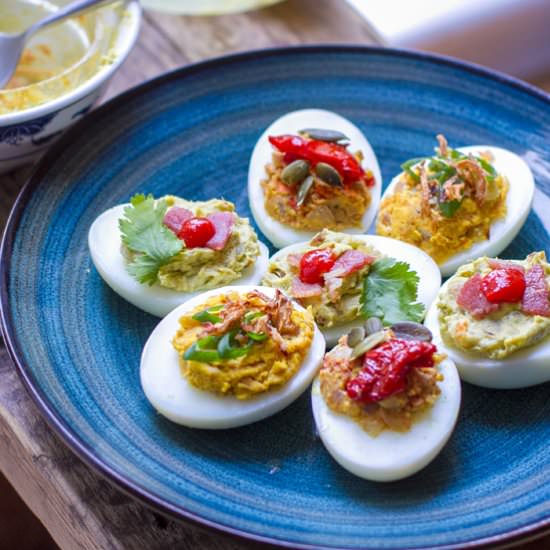 Devilled Eggs – Three Ways