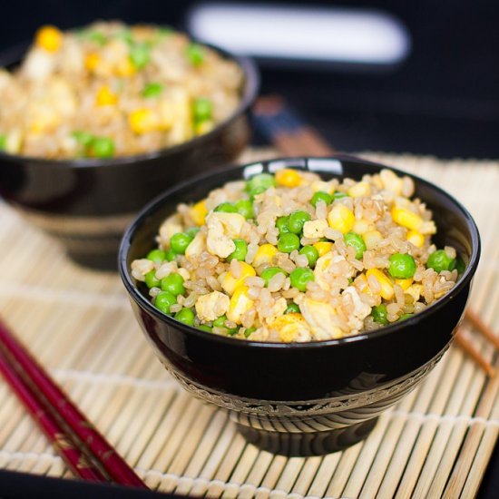 Simple Vegetarian Fried Rice