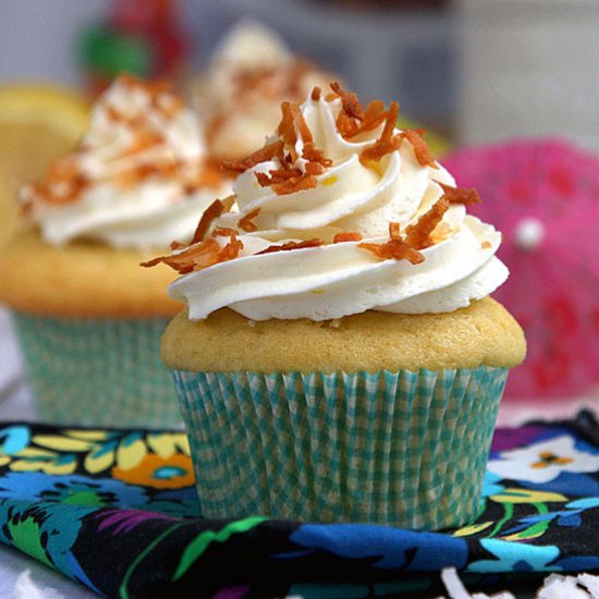 Lemon Coconut Cupcakes