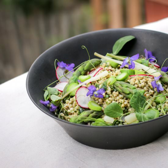 Spring Buckwheat Grouts Salad