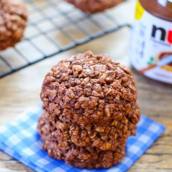 Flourless Nutella Cookies