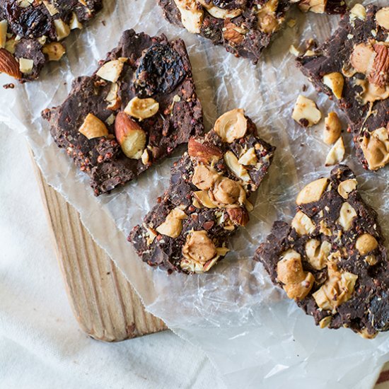 Dark Chocolate Bark with Quinoa