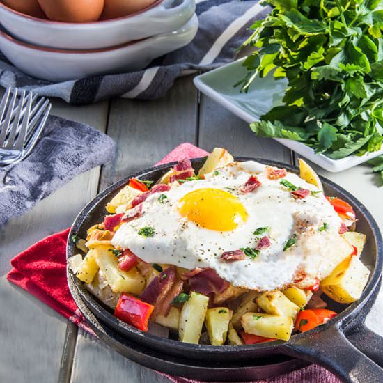 Egg Skillet with Bacon and Potato