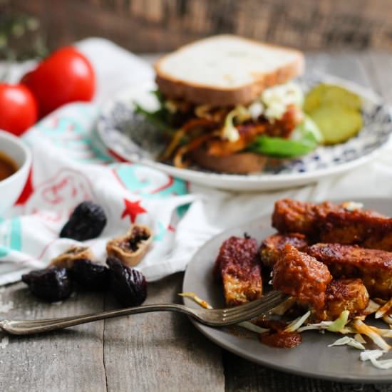 Sticky Fig BBQ Tempeh