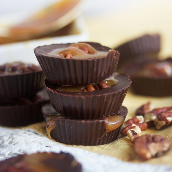 Caramel Turtle Cups