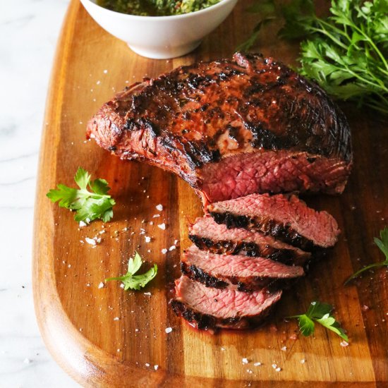 Grilled Tri-Tip with Salsa Verde