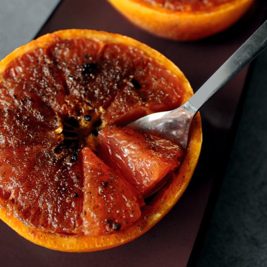 Grapefruit Cardamom Brulee