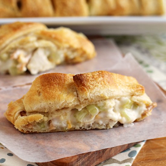 Hot Chicken Salad Crescent Braid