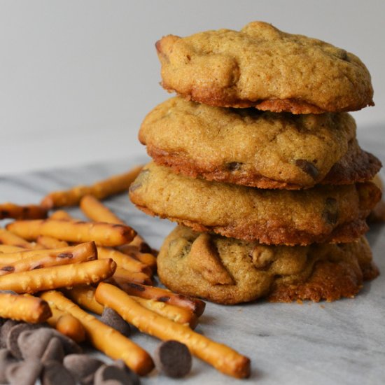 Chocolate Chip Pretzel Cookies