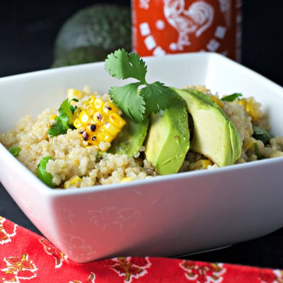 Grilled Corn & Quinoa Salad