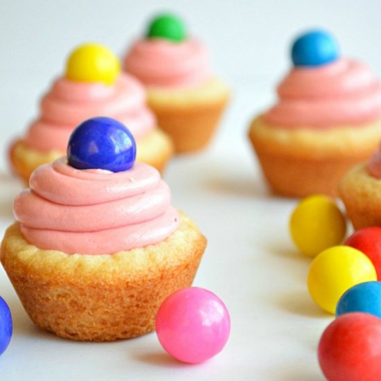 Bubble Gum Cookie Cups