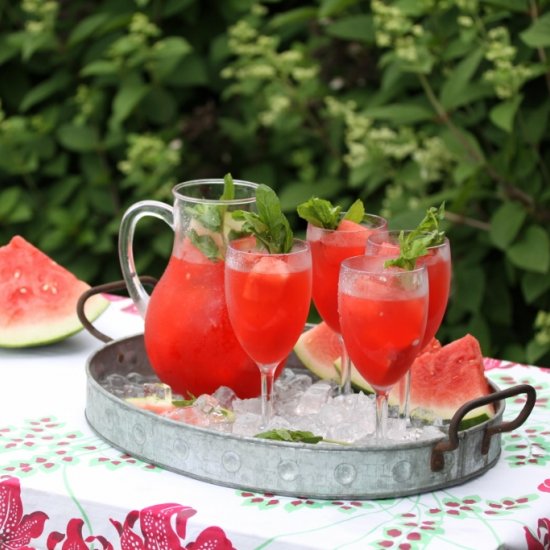 Minty Watermelon Lemonade