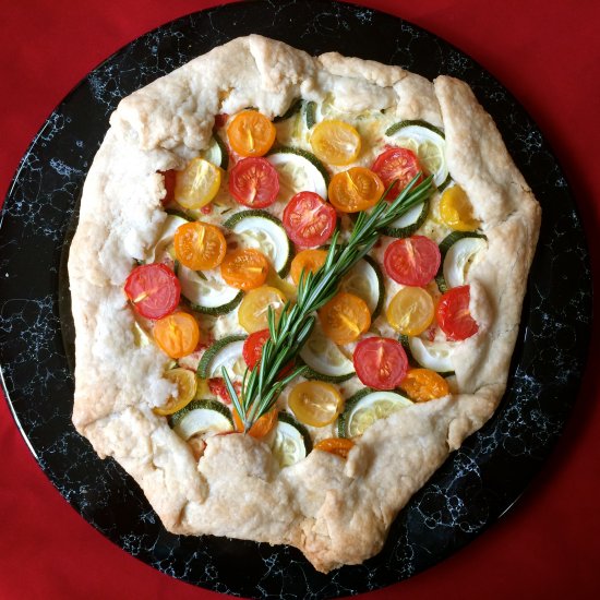 Tomato Zucchini Crostada