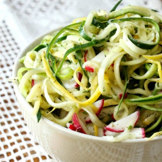 Colorful Summer Squash Salad