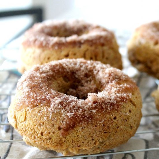 Baked Cinnamon Sugar Doughnuts