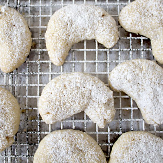 Almond Crescent Cookies