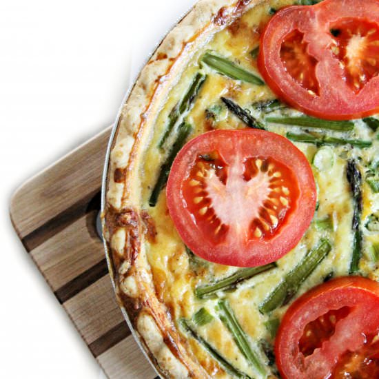 Spring Vegetable Quiche