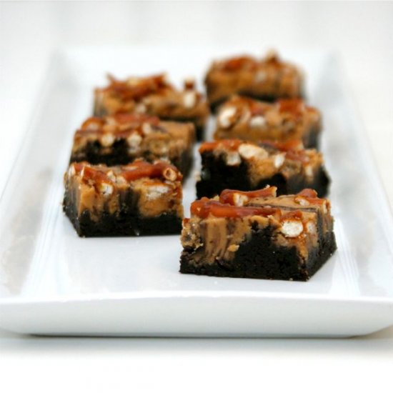 Peanut Butter Pretzel Brownies