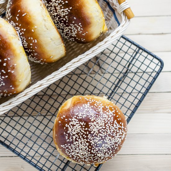 Homemade Hamburger Buns