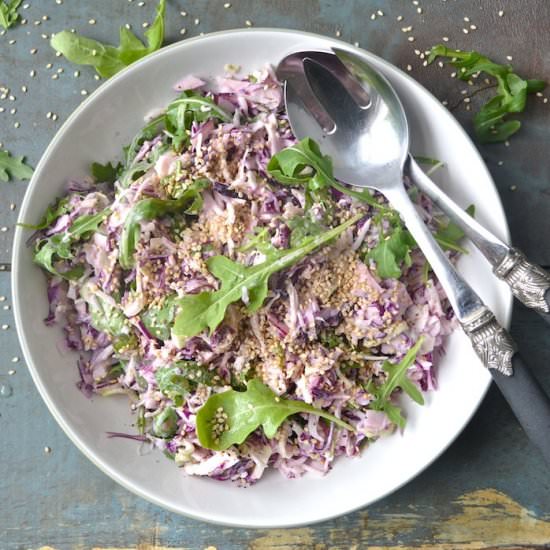 Creamy Vegan Coleslaw