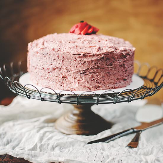 Roasted Strawberry Buttercream