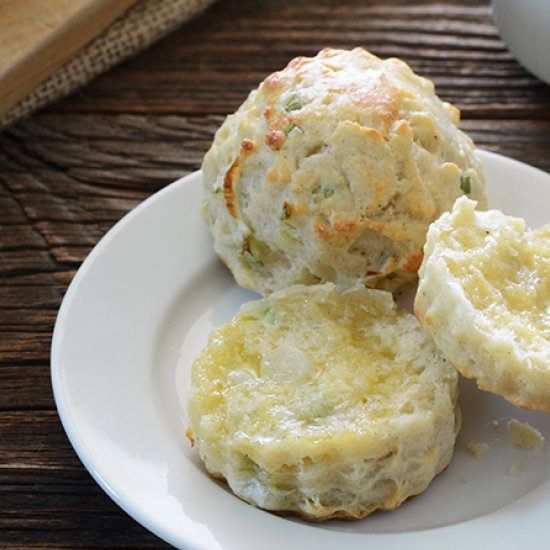 Savory Scallion and Cheese Scones