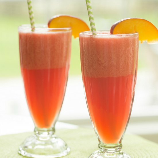 Watermelon-Peach Slushies