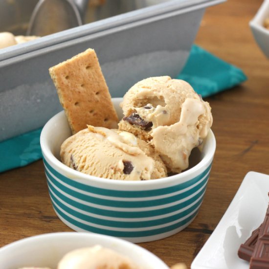 Peanut Butter S’mores Ice Cream