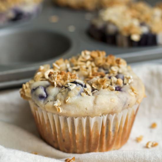 Blueberry Muffins w/o Refined Sugar