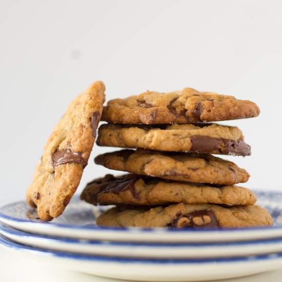 Salted Chocolate Chunk Cookies