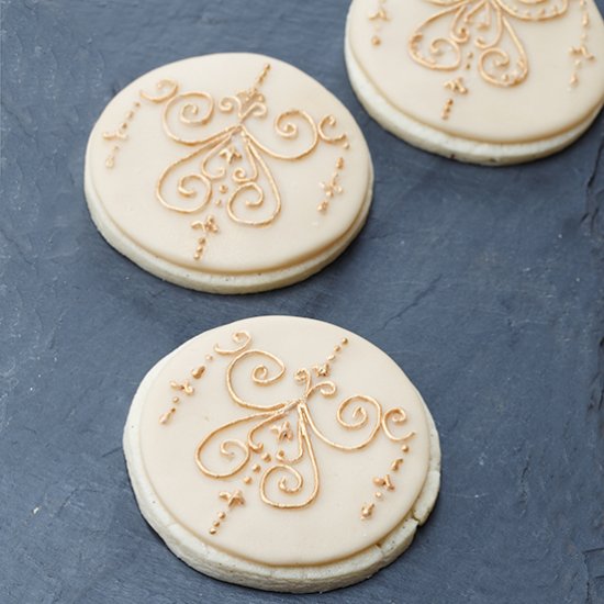 Medallion Filigree Cookies