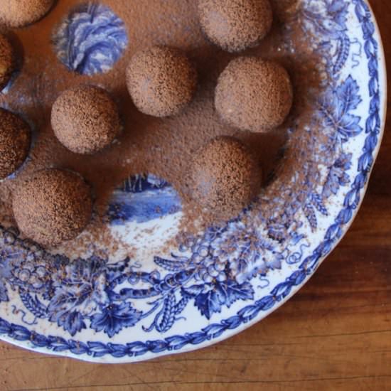 Fig, Orange & Cacao Truffles