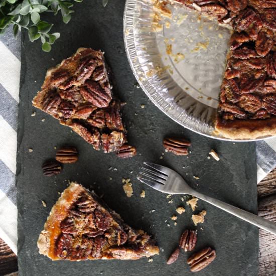 Honey Bourbon Pecan Pie