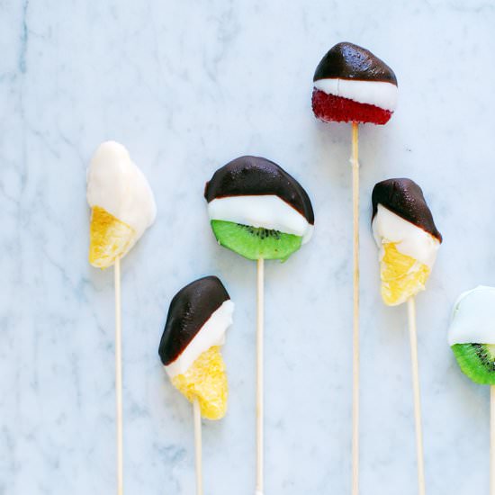 Chocolate Dipped Fruit Bites