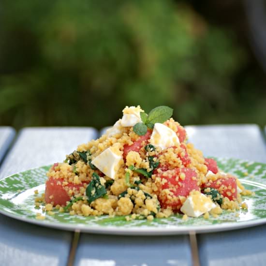 Watermelon and Feta Couscous Salad