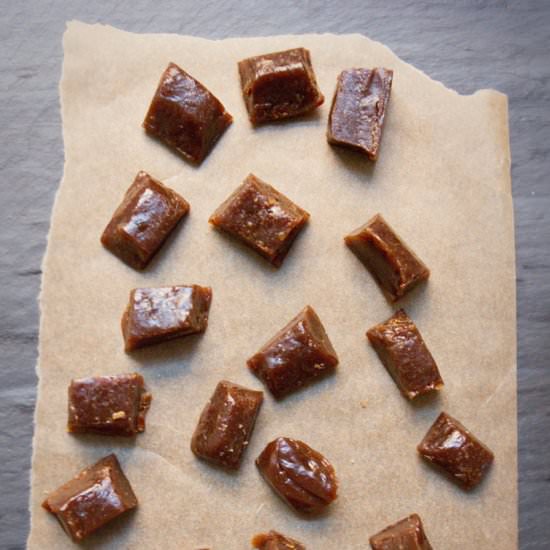 Balsamic Salted Caramels