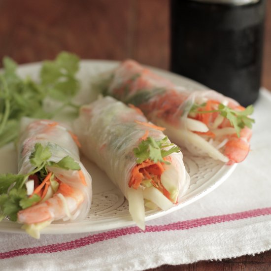 Sprimp Spring Rolls