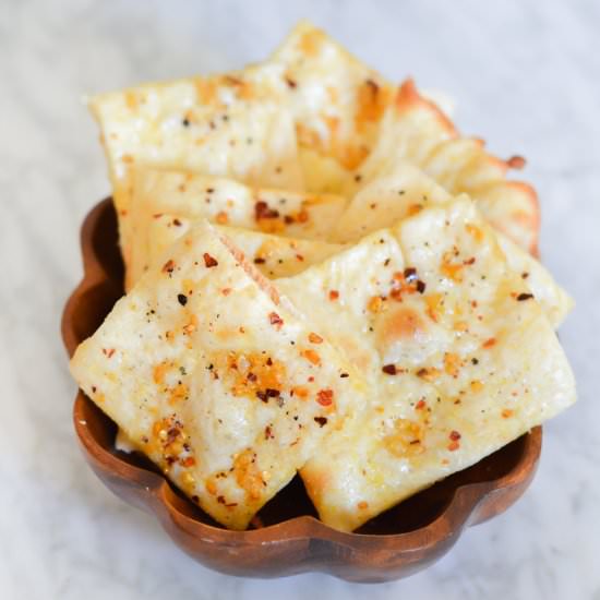 Chili Flake + Garlic Flatbread