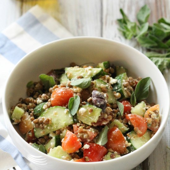 Greek Lentil Salad