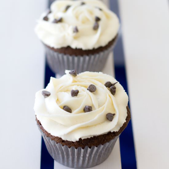 Oreo Truffle Chocolate Cupcakes