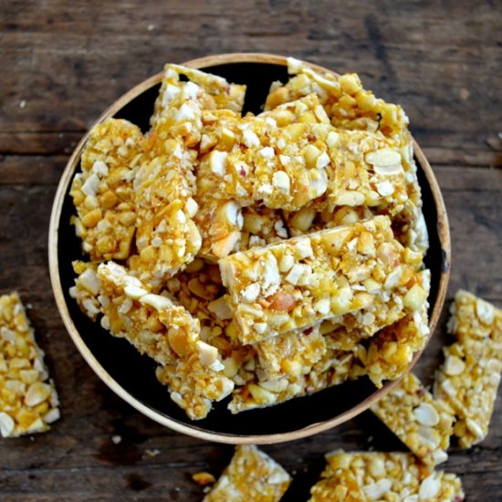 Sesame Peanut Brittle