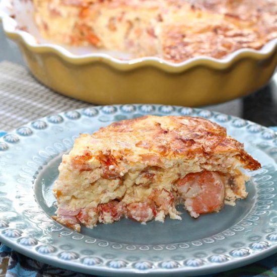 Crustless Creole Quiche