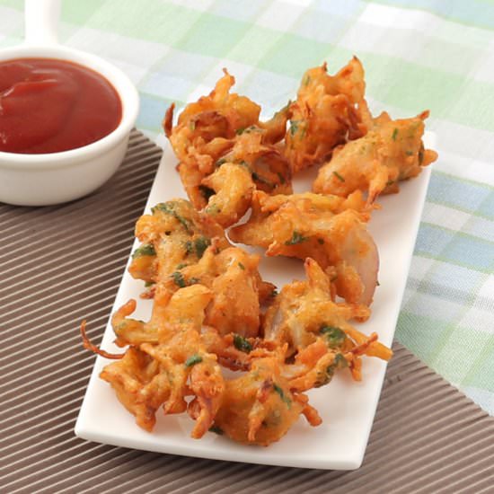 Crispy Onion Fritters