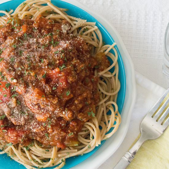 Slow Cooker Spaghetti Sauce